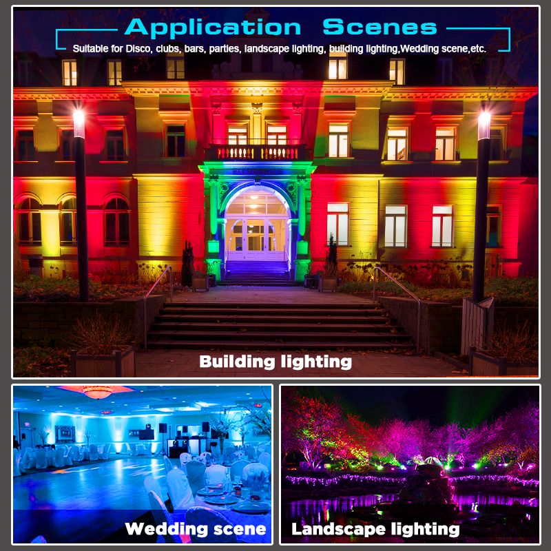 IP65 6*20W Uplights Battery Wireless Wedding Party Dj Par Light