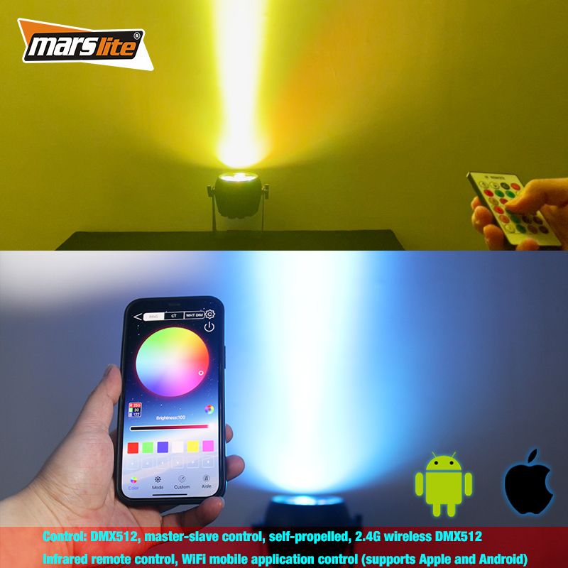IP65 6*20W Uplights Battery Wireless Wedding Party Dj Par Light