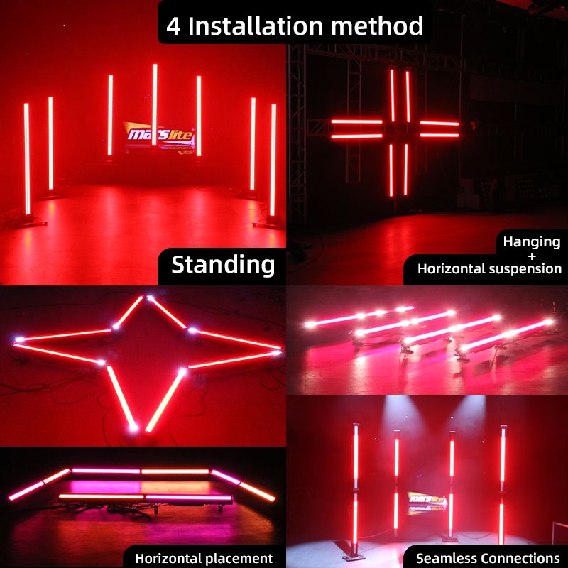 IP66 Led Strobe Dj Light Bar​ Pro Outdoors Dj Concert Flashing Effect Stage Lights Stand for Dj