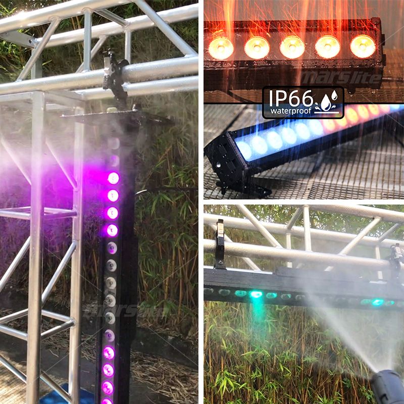 IP66 18x20W Led Wall Wash​​ Dj Light Bar Outdoors Waterproof Dj Concert Stage Lights Stand for Dj