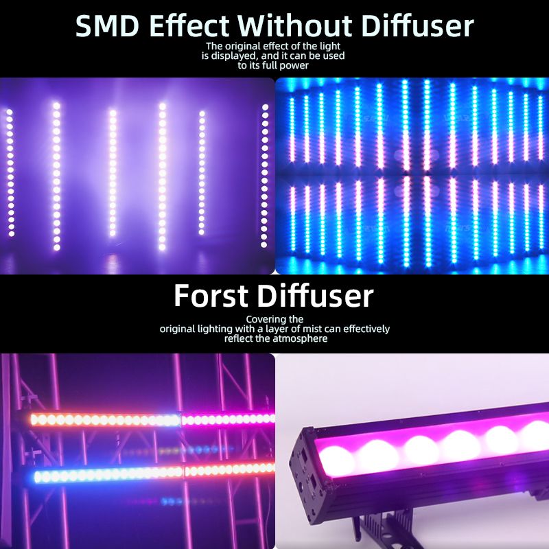 IP66 18x20W Led Wall Wash​​ Dj Light Bar Outdoors Waterproof Dj Concert Stage Lights Stand for Dj