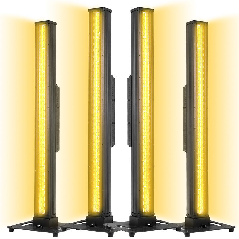 IP66 Retro Warm White+Amber Blinder Light 8x30W Led Strobe Light Bar Outdoors Concert Event Stage Dj Light