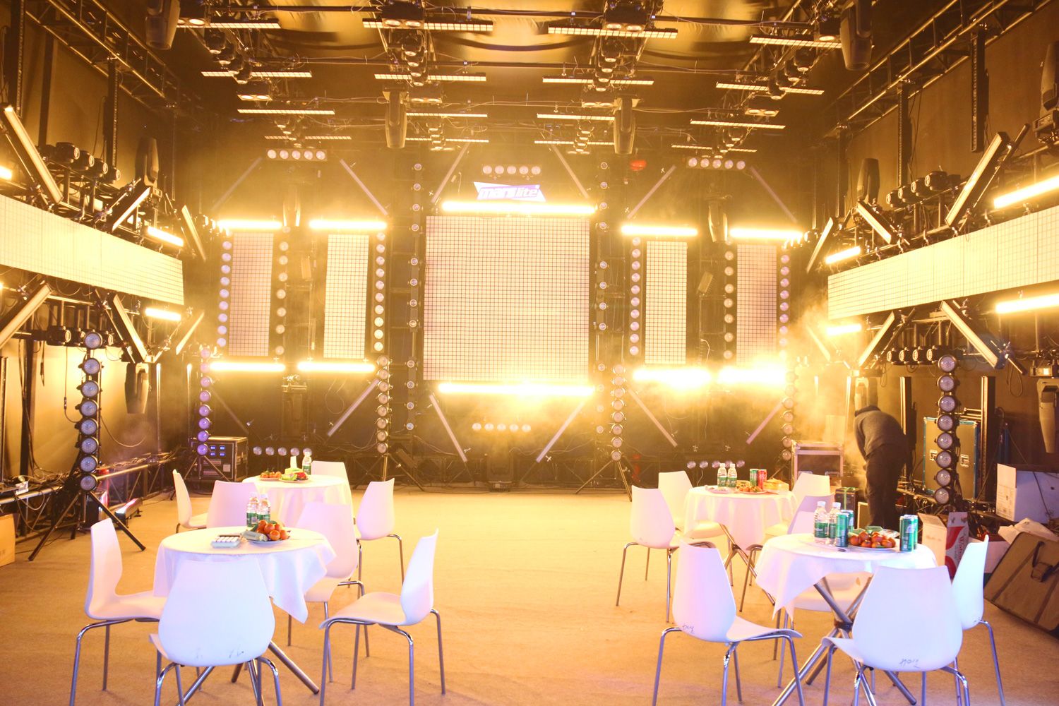 IP66 Retro Warm White+Amber Blinder Light 8x30W Led Strobe Light Bar Outdoors Concert Event Stage Dj Light