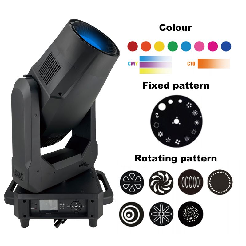 600W LED Beam Spot Wash CTO+CMY Moving Head Light for Concert Theatre Event Stage