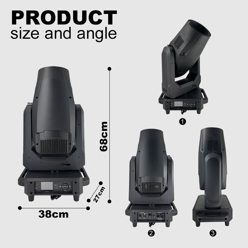 600W LED Beam Spot Wash CTO+CMY Moving Head Light for Concert Theatre Event Stage