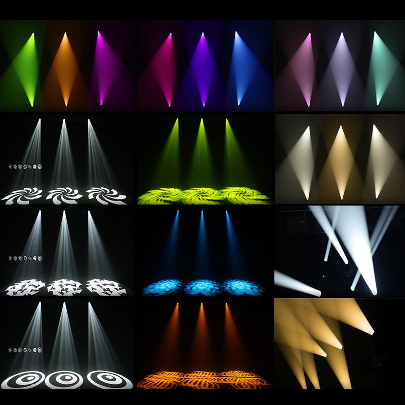 600W LED Beam Spot Wash CTO+CMY Moving Head Light for Concert Theatre Event Stage